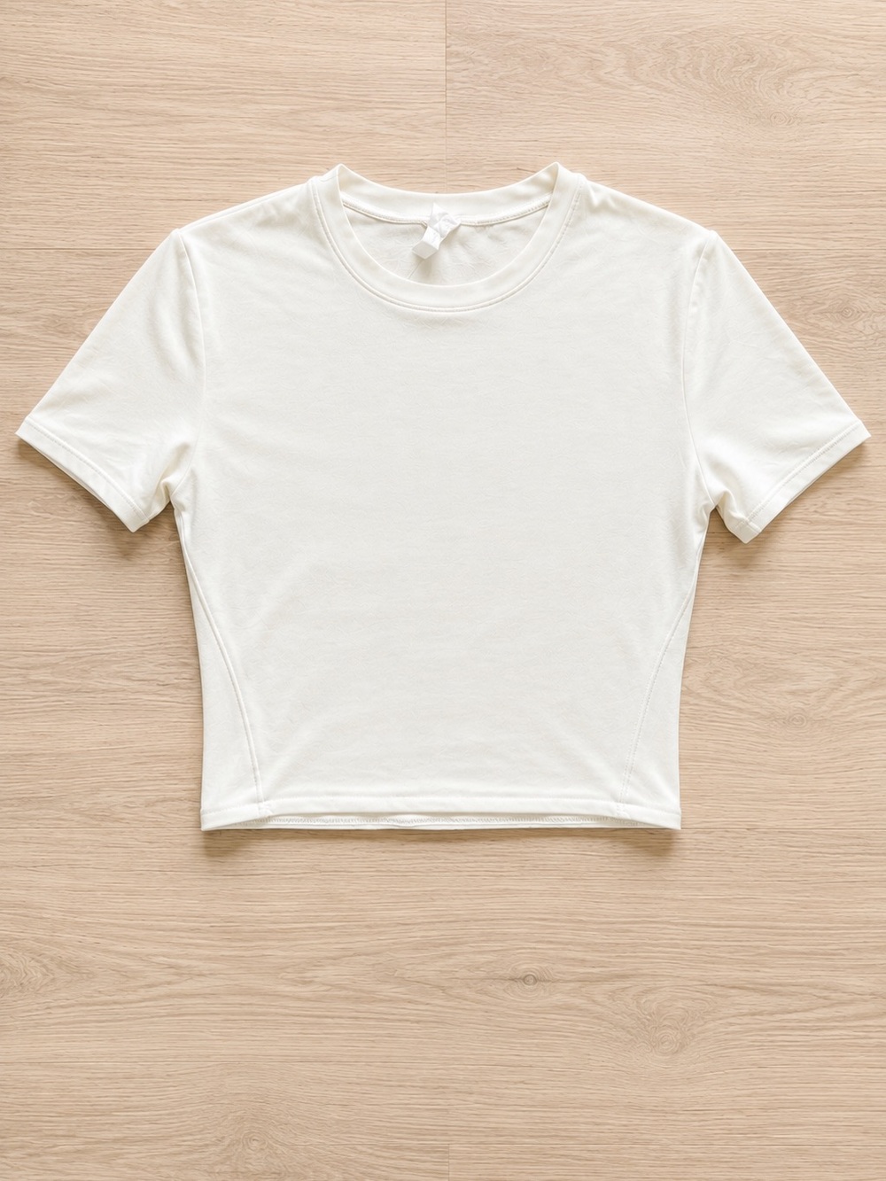 Lululemon Athletica - Wundermost Ultra-Soft Nulu Crewneck Cropped T-Shirt Womens